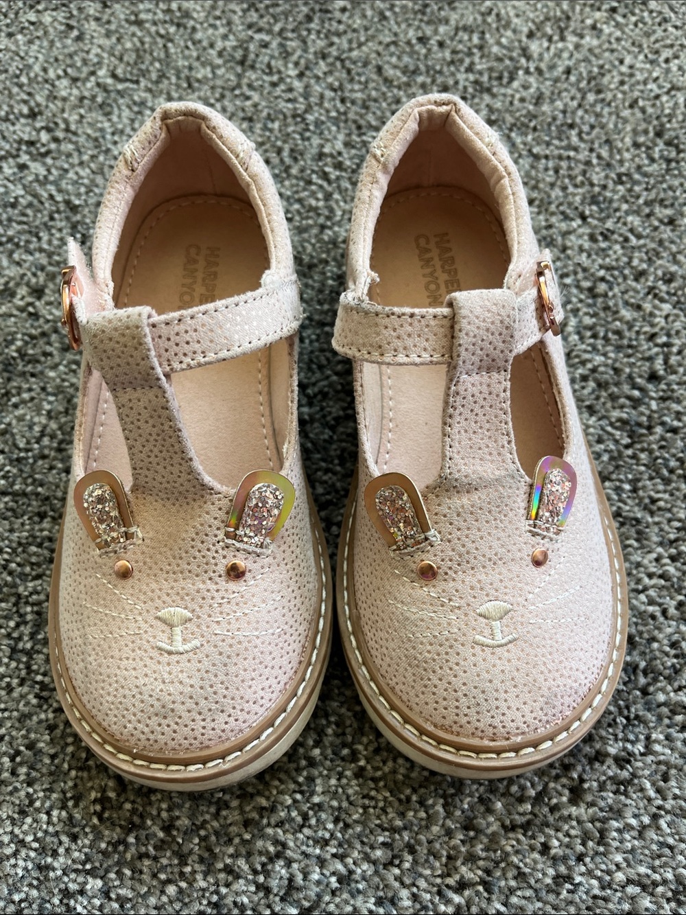 Harper Canyon Pink Bunny T-Strap Dress Shoes - Picture 4 of 6